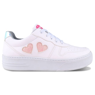 Foto 2 | Foto 2 | Tenis Casuales Dominiq 2467 Color Blanco/rosa Para Niña