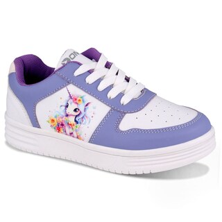 Foto 1 | Foto 1 | Tenis Choclo Dominiq 2449 Color Blanco/lila Para Niña
