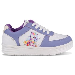 Foto 2 | Foto 2 | Tenis Choclo Dominiq 2449 Color Blanco/lila Para Niña