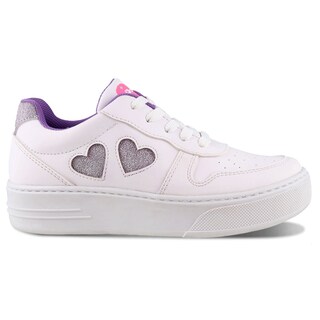 Foto 2 | Foto 2 | Tenis Casuales Dominiq 2467 Color Blanco/lila Para Niña