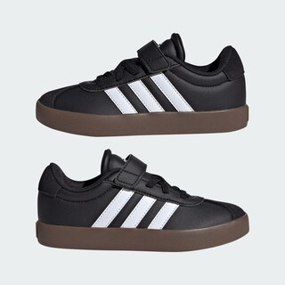 Foto 8 | Foto 8 | Tenis Vl Court 3.0 Skateboarding Adidas Negros para Niños