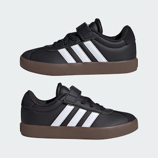 Foto 8 | Foto 8 | Tenis Vl Court 3.0 Skateboarding Adidas Negros para Niños