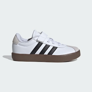 Foto 2 | Foto 2 | Tenis Vl Court 3.0 Skateboarding Adidas Blancos para Niños