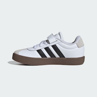 Foto 3 | Foto 3 | Tenis Vl Court 3.0 Skateboarding Adidas Blancos para Niños