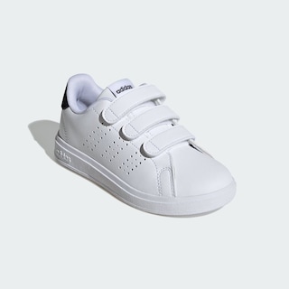 Foto 6 | Foto 6 | Tenis Advantage Base 2.0 Kids Adidas Blanco Niños