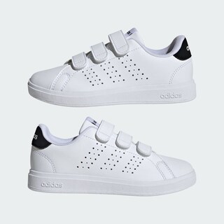 Foto 8 | Foto 8 | Tenis Advantage Base 2.0 Kids Adidas Blanco Niños