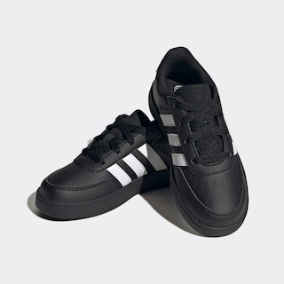 Foto 6 | Foto 6 | Tenis Breaknet Lifestyle Adidas Court Cordones Adidas Negro Niños