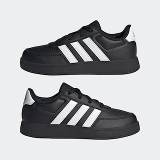 Foto 8 | Foto 8 | Tenis Breaknet Lifestyle Adidas Court Cordones Adidas Negro Niños