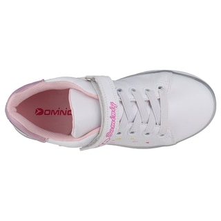 Foto 4 | Foto 4 | Tenis Choclo Con Luces Dominiq 2452 Color Blanco/rosa Para Niña