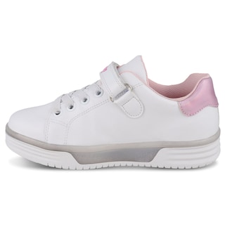 Foto 3 | Foto 3 | Tenis Choclo Con Luces Dominiq 2452 Color Blanco/rosa Para Niña