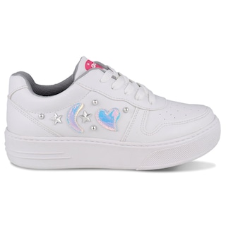 Foto 2 | Foto 2 | Tenis Sneaker Dominiq 2464 Color Blanco/plata Para Niña