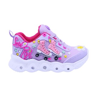 Foto 2 | Foto 2 | Tenis Coqueta Morados Estampado Patines para Niña