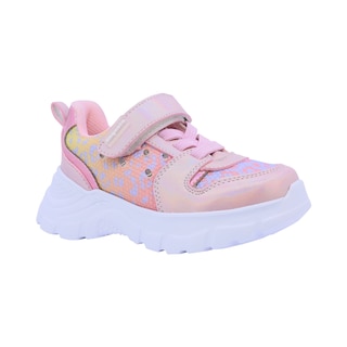 Foto 1 | Foto 1 | Tenis Coqueta Rosas Ajuste Velcro con Luces para Niña