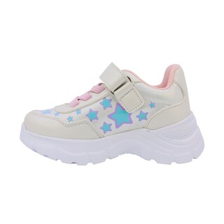 Foto 5 | Foto 5 | Tenis Para Niña Ajuste Velcro Coqueta 133302-y Perla Con Luces