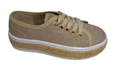Foto 1 | Foto 1 | Tenis B Trendy 115201-l Beige Casuales para Niña
