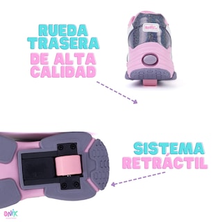 Foto 5 | Foto 5 | Tenis Patín Onix Unicornio Friends Roller Rosa