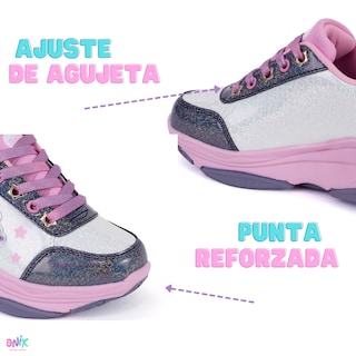 Foto 6 | Foto 6 | Tenis Patín Onix Unicornio Friends Roller Rosa