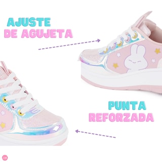 Foto 6 | Foto 6 | Tenis Patín Speed Rollers Bunny Roller Rosa Shine