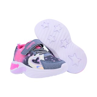 Foto 6 | Foto 6 | Tenis Casual Para Niña Coqueta 605000-h Con Detalles Multicolor, Ajuste Velcro Y Agujeta Elastica