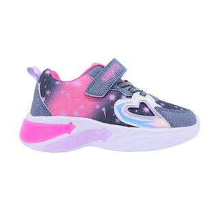 Foto 2 | Foto 2 | Tenis Casual Para Niña Coqueta 605000-h Con Detalles Multicolor, Ajuste Velcro Y Agujeta Elastica