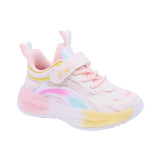 Foto 1 | Foto 1 | Tenis Casual Para Niña Coqueta 604000-o Con Detalles Multicolor, Ajuste Velcro Y Agujeta Elastica