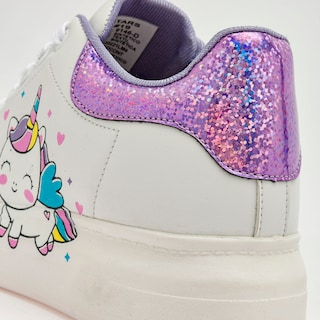 Foto 4 | Foto 4 | Stars Of The World Tenis Urbano Para Niña Blanco Multicolor