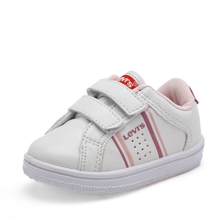 Foto 1 | Foto 1 | Tenis Levi's Blanco y Rosa para Bebé Niña