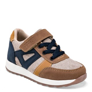 Foto 1 | Foto 1 | Tres-a Tenis Para Bebé Niña Beige Camel Marino