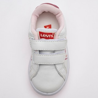Foto 2 | Foto 2 | Tenis Levi's Blanco y Rosa para Bebé Niña