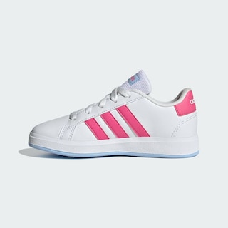 Foto 3 | Foto 3 | Tenis Adidas Grand Court Lifestyle con Cordones Blancos para Niños