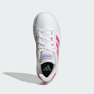 Foto 4 | Foto 4 | Tenis Adidas Grand Court Lifestyle con Cordones Blancos para Niños