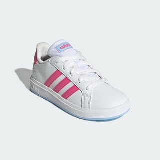 Foto 6 | Foto 6 | Tenis Adidas Grand Court Lifestyle con Cordones Blancos para Niños