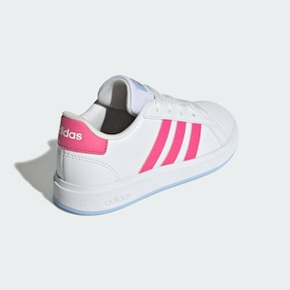 Foto 7 | Foto 7 | Tenis Adidas Grand Court Lifestyle con Cordones Blancos para Niños