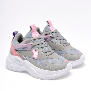 Foto 2 | Foto 2 | American Fire Tenis Urbano Para Niña Gris Rosa Lila