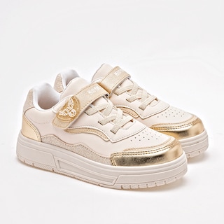 Foto 2 | Foto 2 | Tenis Urbanos Miss Pink Blanco con Dorado para Niña