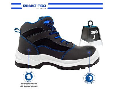 Foto 3 | Foto 3 | Botas de Trabajo WSM Star-MT color Negro para Hombre