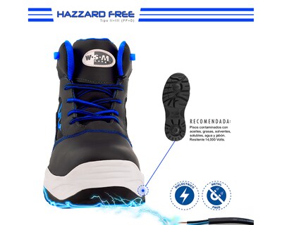 Foto 5 | Foto 5 | Botas de Trabajo WSM Star-MT color Negro para Hombre