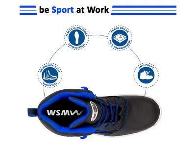 Foto 6 | Foto 6 | Botas de Trabajo WSM Star-MT color Negro para Hombre