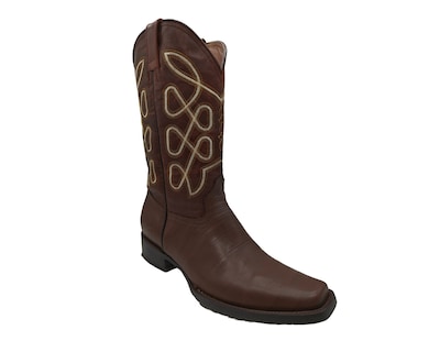 Foto 1 | Foto 1 | Botas Vaqueras de Piel Estilo Dubái El Chiqueado Marrones
