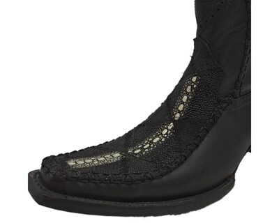 Foto 4 | Foto 4 | Bota Vaquera El Chiqueado Piel Genuina color Negro