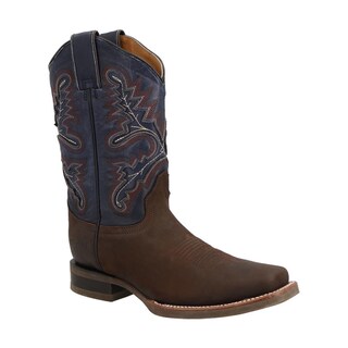 Foto 1 | Foto 1 | Botas Cuatralba color Marrón de Piel Vaqueras Cómodas Ajustables Casuales Resistentes