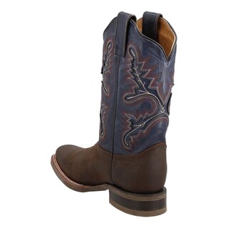 Foto 3 | Foto 3 | Botas Cuatralba color Marrón de Piel Vaqueras Cómodas Ajustables Casuales Resistentes