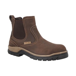 Foto 1 | Foto 1 | Botas de Piel Work Land Marrones Suela Antiderrapante para Hombre