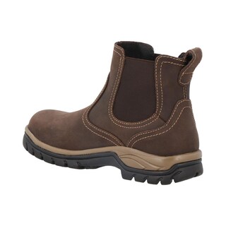Foto 3 | Foto 3 | Botas de Piel Work Land Marrones Suela Antiderrapante para Hombre