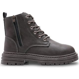 Foto 3 | Foto 3 | Botas Vinil Piel De Uso Rudo Para Hombre Antideslizantes Gris Talla 8.5