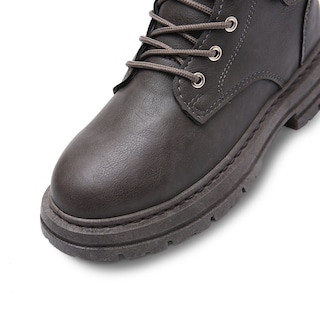 Foto 7 | Foto 7 | Botas Vinil Piel De Uso Rudo Para Hombre Antideslizantes Gris Talla 8.5