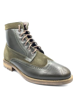 Foto 4 | Foto 4 | Bota Casual Comboni 8319 Color Verde Mosto Gamuza