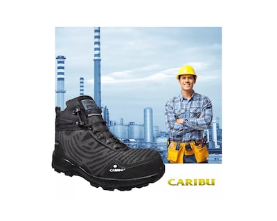 Foto 5 | Foto 5 | Botas Industriales con Casco Caribú 340 Negras