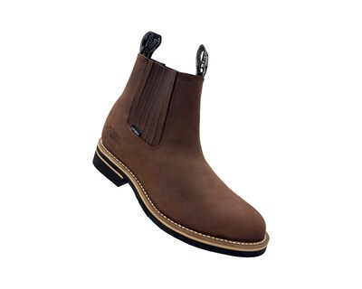 Foto 4 | Foto 4 | Bota Botín Establo Piel Res Suela Goma Modelo 515 Café Crazy