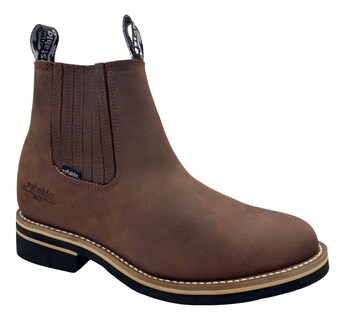 Foto 2 | Foto 2 | Bota Botín Establo Piel Res Suela Goma Modelo 515 Café Crazy